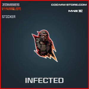 Infected Sticker in Warzone and MW3 Zombies Mangler Bundle