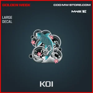 Koi Large Decal in Warzone and MW3 Golden Week Bundle