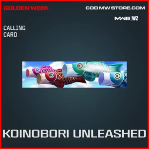 Koinobori Unleashed Calling Card in Warzone and MW3 Golden Week Bundle