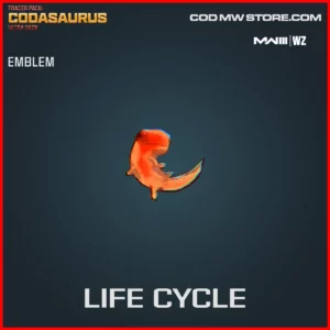 Life Cycle Emblem in Warzone and MW3 Tracer Pack: Codasaurus Ultra Skin Bundle