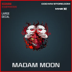 Madam Moon Large Decal in Warzone and MW3 Konni Express Bundle