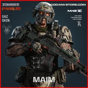 Maim Gaz Skin in Warzone and MW3 Zombies Mangler Bundle