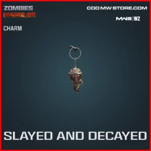 Slayed and Decayed Charm in Warzone and MW3 Zombies Mangler Bundle