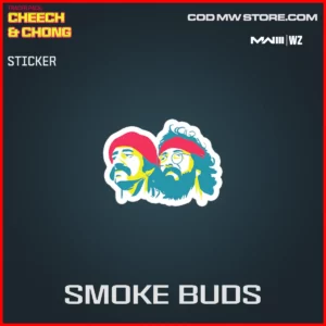 Smoke Buds Sticker in Warzone and MW3 Tracer Pack: Cheech & Chong Bundle