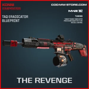 The Revenge TAQ Eradicator Blueprint Skin in Warzone and MW3 Konni Express Bundle