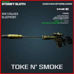 Toke N' Smoke XRK Stalker Blueprint Skin in Warzone and MW3 Tracer Pack: Stoney Sloth Bundle