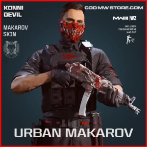 Urban Makarov Skin in Warzone and MW3 Konni Devil Bundle