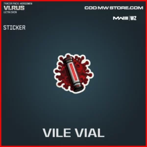 Vile Vial Sticker in Warzone and MW3 Horsemen: Vi.rus Ultra Skin Bundle