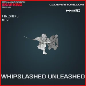 Whipslashed Unleashed Finishing Move in Warzone and MW3 Godzilla x Kong The New Empire Skar King Tracer Pack Bundle
