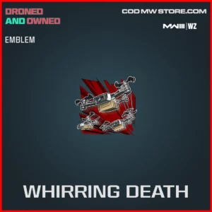 Whirring Death Emblem in Warzone and MW3 Droned and Owned Bundle