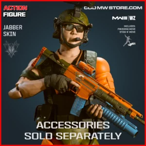 Accessories Sold Separately Jabber Skin in Warzone and MW3 Action Figure Bundle