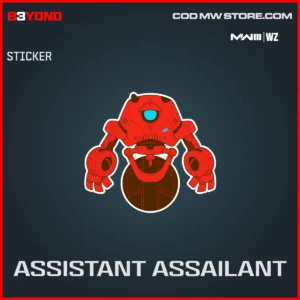Assistant Assailant Sticker in Warzone and MW3 B3yond Bundle