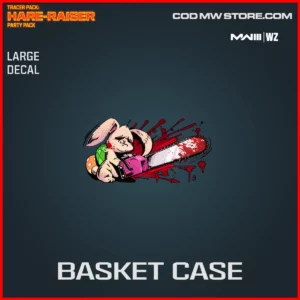Basket Case Large Decal in Warzone and MW3 Tracer Pack: Hare-Raiser Party Pack Bundle