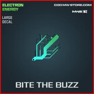 Bite The Buzz Large Decal in Warzone and MW3 Electron Bundle