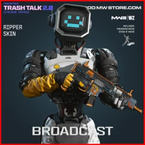 Broadcast Ripper Skin in Warzone and MW3 Tracer Pack: Trash Talk 2.0 Ultra Skin Pro Pack Bundle