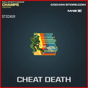 Cheat Death Sticker in Warzone and MW3 CDL Champs bundle