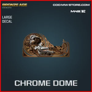 Chrome Dome Large Decal in Warzone and MW3 Bronze Age Bundle