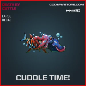 Cuddle Time! Large Decal in Warzone and MW3 Death By Cuttle Bundle