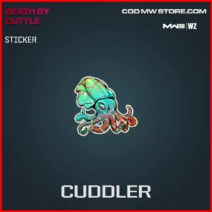 Cuddler Sticker in Warzone and MW3 Death By Cuttle Bundle