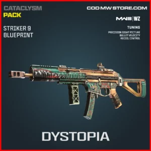 Dystopia Striker 9 Blueprint Skin in Warzone and MW3 Cataclysm Pack