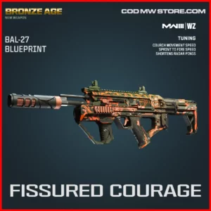 Fissured Courage BAL-27 blueprint Skin in Warzone and MW3 Bronze Age Bundle