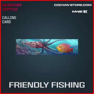 Friendly Fishing Calling Card in Warzone and MW3 Death By Cuttle Bundle