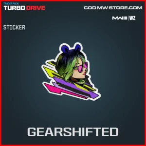Gearshifted Sticker in Tracer Pack: Turbo Drive Bundle