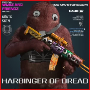 Harbinger of Death König Skin in Warzone and MW3 Tracer Pack: Wubz and Friendz Party Pack Bundle