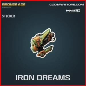 Iron Dreams Sticker in Warzone and MW3 Bronze Age Bundle