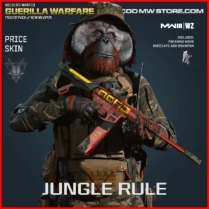 Jungle Rule Price Skin in Wildlife Wanted Guerilla Warfare Tracer Pack Bundle