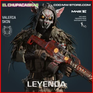 Leyenda Valeria Skin in Warzone and MW3 El Chupacabras Bundle