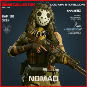 Nomad Raptor Skin in Warzone and MW3 Killer Bone Collector Party Pack Bundle