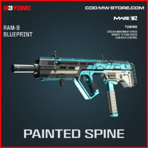 Painted Spine RAM-9 Blueprint Skin in Warzone and MW3 B3yond Bundle