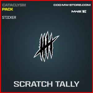 Scratch Tally Sticker in Warzone and MW3 Cataclysm Pack
