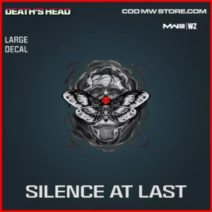 Silence At Last Large Decal in Warzone and MW3 Death's Head Bundle