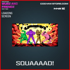 Squaaaad! Loading Screen in Warzone and MW3 Tracer Pack: Wubz and Friendz Party Pack Bundle
