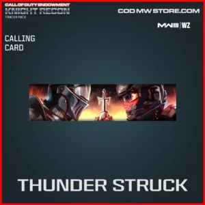 Thunder Struck Calling Card in Warzone and MW3 C.O.D.E. Knight Recon Bundle