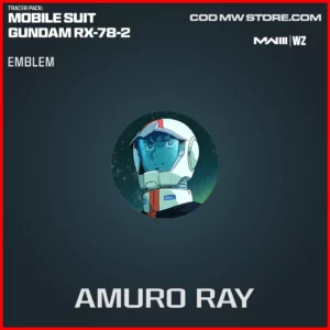 Amuro Ray Emblem in Warzone and MW3 Mobile Suit Gundam RX-78-2 Bundle
