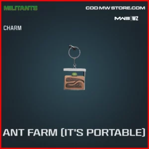 Ant Farm (It's Portable) Charm in Warzone and MW3 Militants Bundle