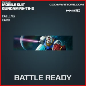 Battle Ready Calling Card in Warzone and MW3 Mobile Suit Gundam RX-78-2 Bundle