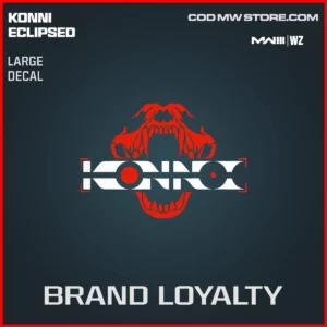 Brand Loyalty Large Decal in Warzone and MW3 Konni Eclipsed Bundle