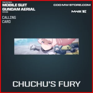 Chuchu's Fury Calling Card in Warzone and MW3 Mobile Suit Gundam Aerial XVX-016 Bundle