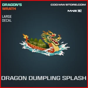 Dragon Dumpling Splash Large Decal in Warzone and MW3 Dragon's Wrath Bundle