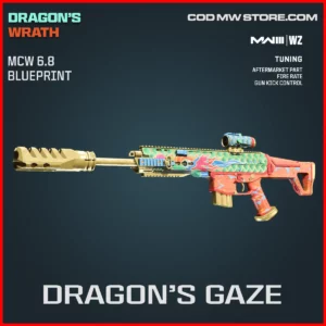 Dragon's Gaze MCW 6.8 Blueprint Skin in Warzone and MW3 Dragon's Wrath Bundle