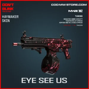 Eye See Us Haymaker Blueprint SKin in Warzone and MW3 Don't Blink Bundle