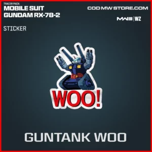 Guntank Woo Sticker in Warzone and MW3 Mobile Suit Gundam RX-78-2 Bundle
