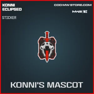 Konni's Mascot Sticker in Warzone and MW3 Konni Eclipsed Bundle