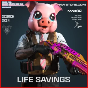 Life Savings Scorch Skin in Warzone and MW3 Big $queal Bundle