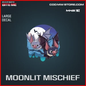Moonlit Mischief Large Decal in Warzone and MW3 Wildlife Wanted: Bite Me Bundle