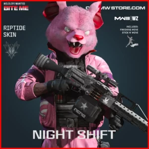 Night Shift Riptide Skin in Warzone and MW3 Wildlife Wanted: Bite Me Bundle